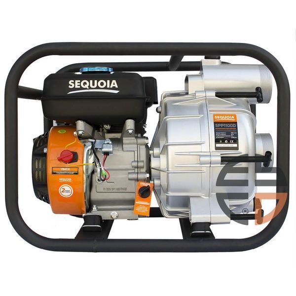 Мотопомпа бензинова для чистої та брудної води SEQUOIA SPP1100D SPP1100D фото