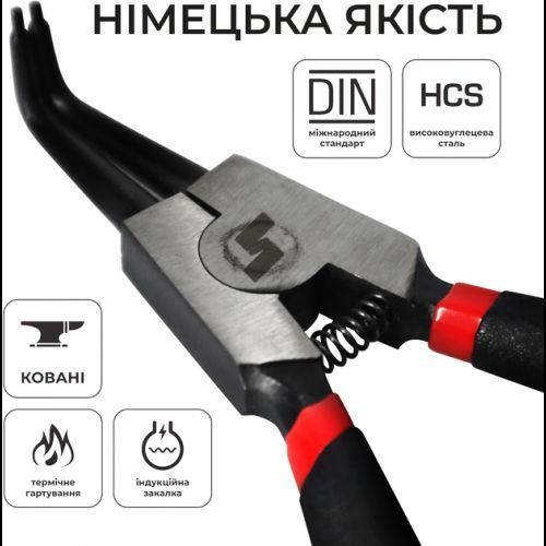 Знімач стопорних кілець Stark 180 мм (розтискання) 505250033 фото