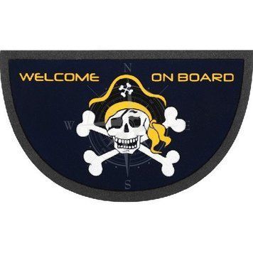 Килимок &laquo;Welcome On Board&raquo; напівкруглий піратський знак 40х68 см Osculati 23.909.06 23.909.06 фото