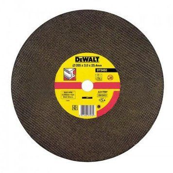 Коло відрізне DeWALT 355х3.0х25.4 мм DT3450-QZ DT3450-QZ фото