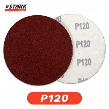 Бумага шлифовальная Stark D125 мм з. 120 5 шт. 125005120 фото