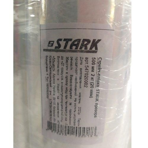 Стрейч-пленка STARK прозрачная 500 мм 20 мкм 2 кг 547020002 фото