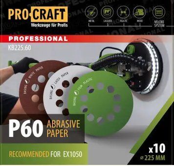 Шкурка шліфувальна Procraft KB225.60 KB22560 фото