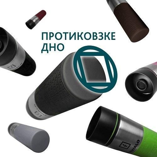 Термокружка Tavialo 420 мл черный цвет + 2 уплотнительных кольца 190420101 фото