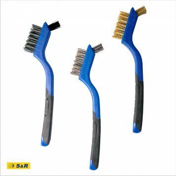 Набор щеток двусторонних ручных S&R Meister 3 шт. 136600005 фото