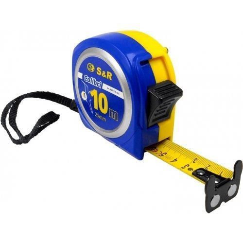 Рулетка S&R 10 м Colibri с магнитом 421410025 фото