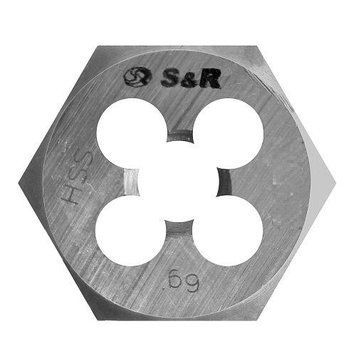 Плашка гексогональная S&R M10x1,5 мм 111203010 фото
