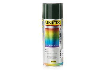 Эмаль акриловая универсальная RAL 6005 Темно-зеленый гл. 400мл UNIFIX 941017 фото
