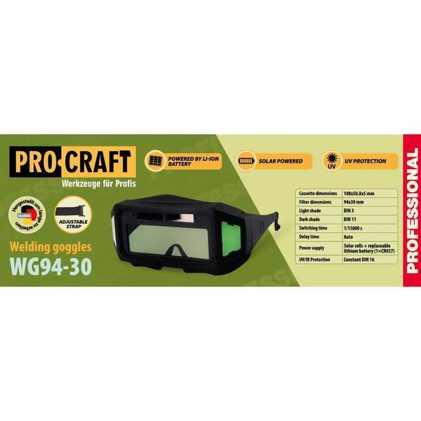 Сварочные очки Procraft WG94-30 009430 фото