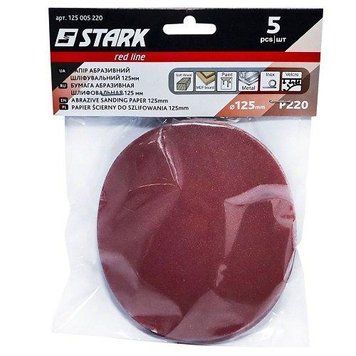 Бумага шлифовальная Stark D125 мм з. 320 5 шт 125005320 фото
