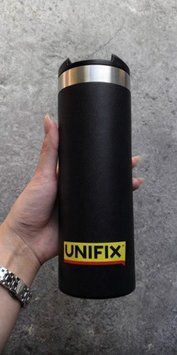 Термос чорний UNIFIX 087443 фото