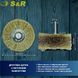 Щетка дисковая S&R 80 x 35 мм латунированная 135080035 фото 8