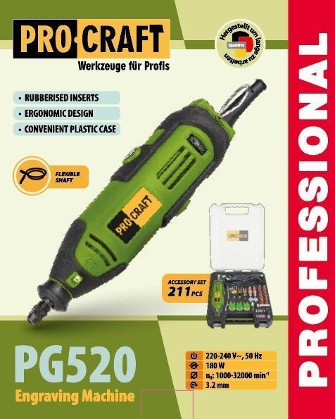 Гравіювальна машина PRO-CRAFT PG-520 005201 фото
