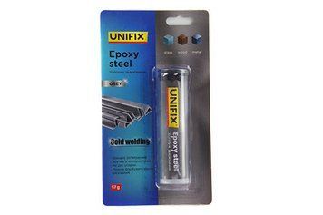 Холодне зварювання сіра 57 г (блістер) UNIFIX 940020 фото
