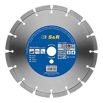 Диск отрезной сегментный S&R по асфальту Standart 400 242465400 фото