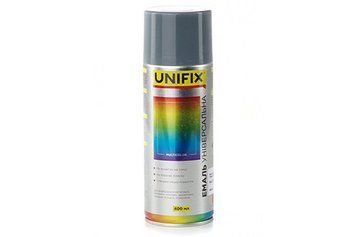 Эмаль акриловая универсальная RAL 7031 Темно-серый гл. 400мл UNIFIX 941023 фото
