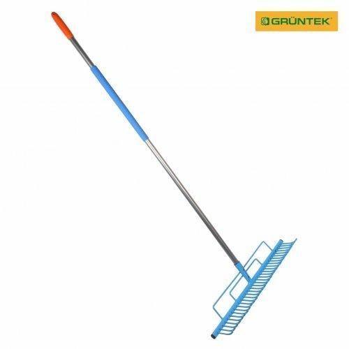 Грабли газонные GRUNTEK RR-600/180S 32 зубца с ручкой 295115600_S фото