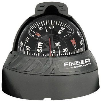 Компас Finder накладний 67 мм 30&deg; чорний Osculati. 25.172.01 фото