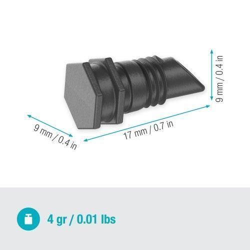 Заглушка Gardena Micro-Drip-System для шлангов 4,6 мм (3/16") 10 шт 13215-20.000.00 фото
