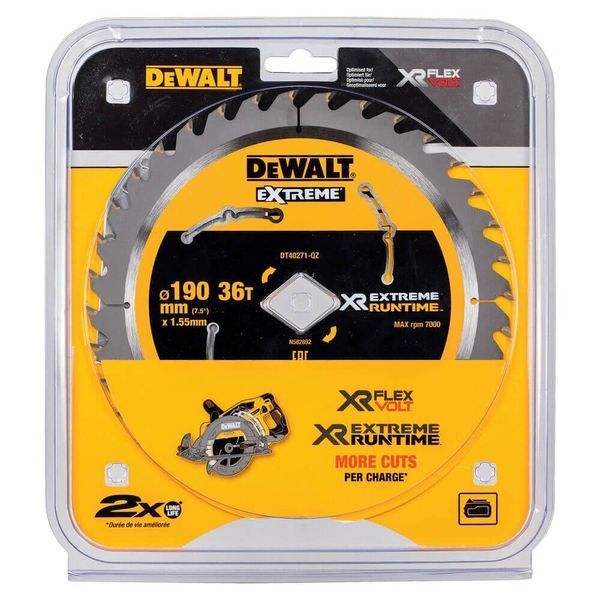 Диск пильный 190*30мм DeWALT DT40271 DT40271 фото