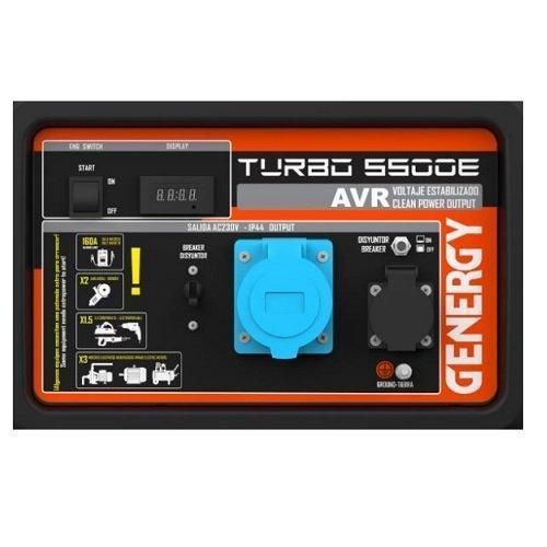 Генератор&nbsp;бензиновий GENERGY TURBO 5000 5,5 кВт 240047090 фото